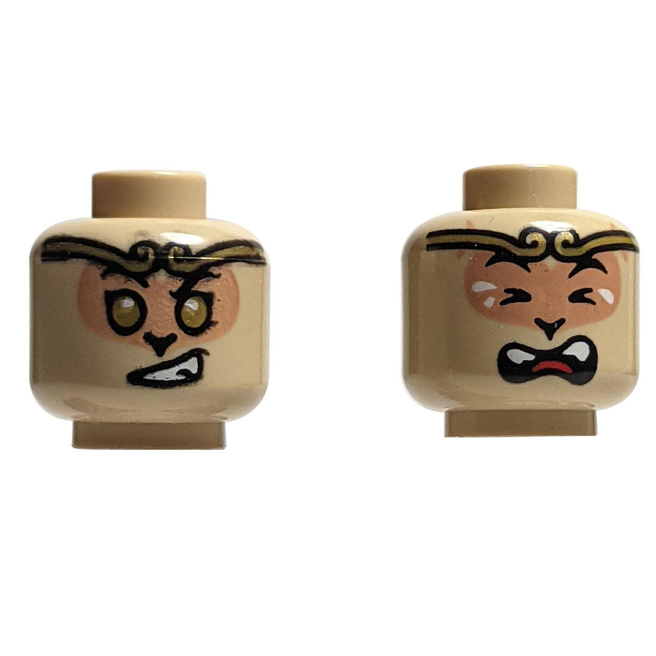 LEGO alien head 3626cpb3209 dual sided minifigure head with two expressions