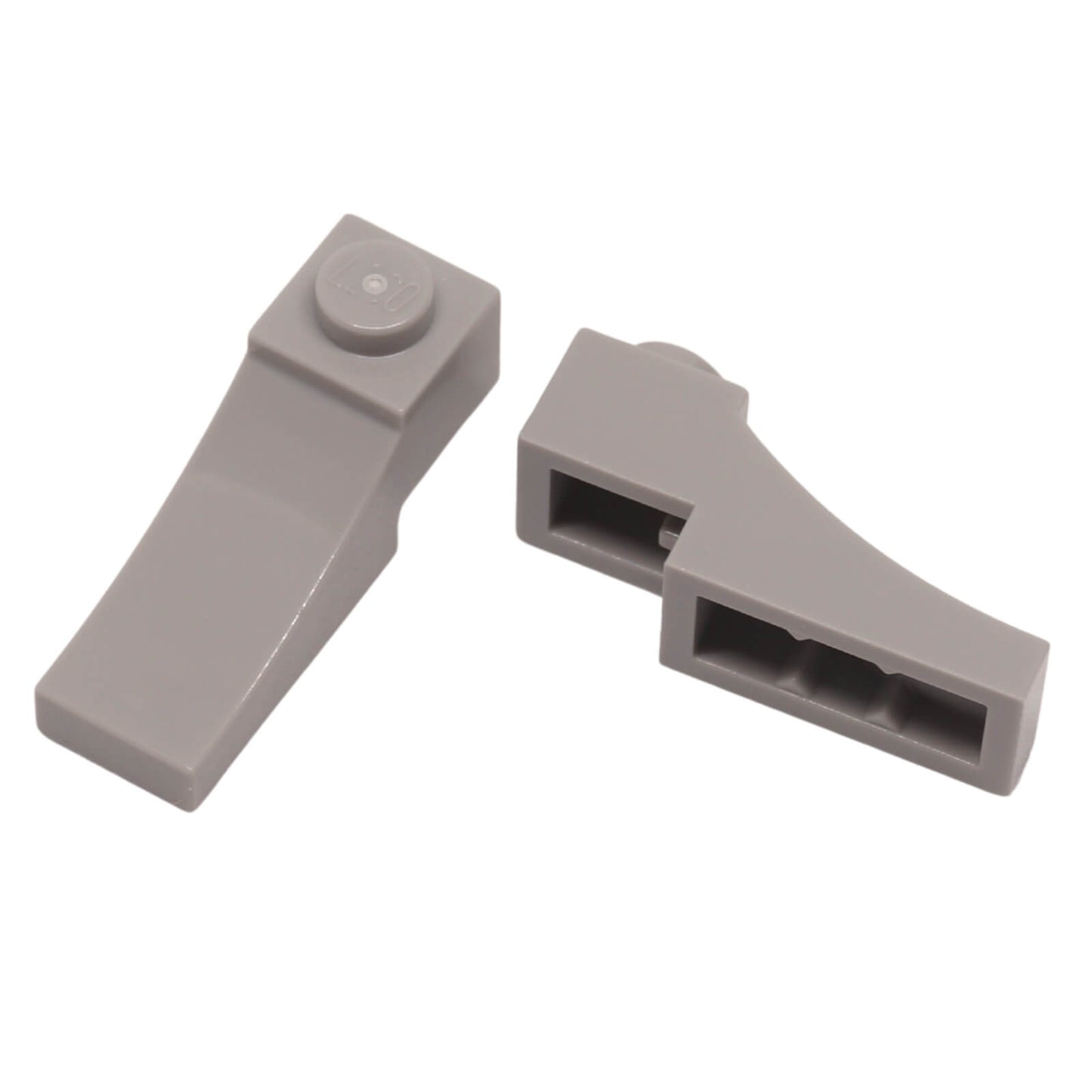 LEGO® Arch 1 x 3 Inverted in light bluish gray, used for decorative arches, doorways, and smooth underside detailing
