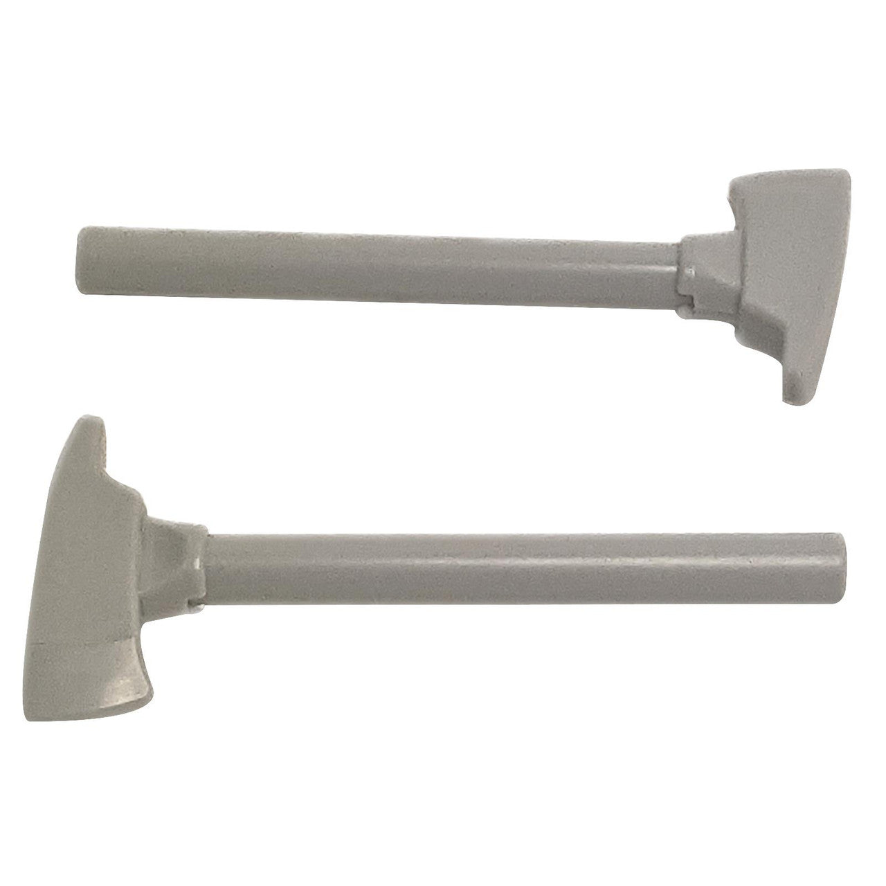 LEGO Axe 39802, light bluish gray pick-end minifigure tool.