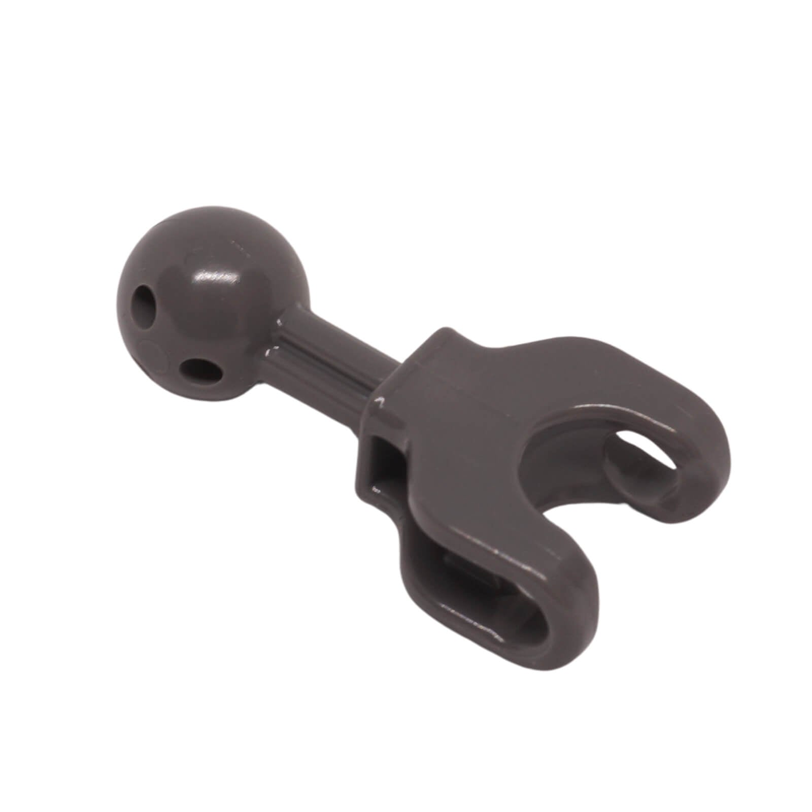 LEGO ball joint arm connector 90611 CCBS articulated part, dark bluish gray