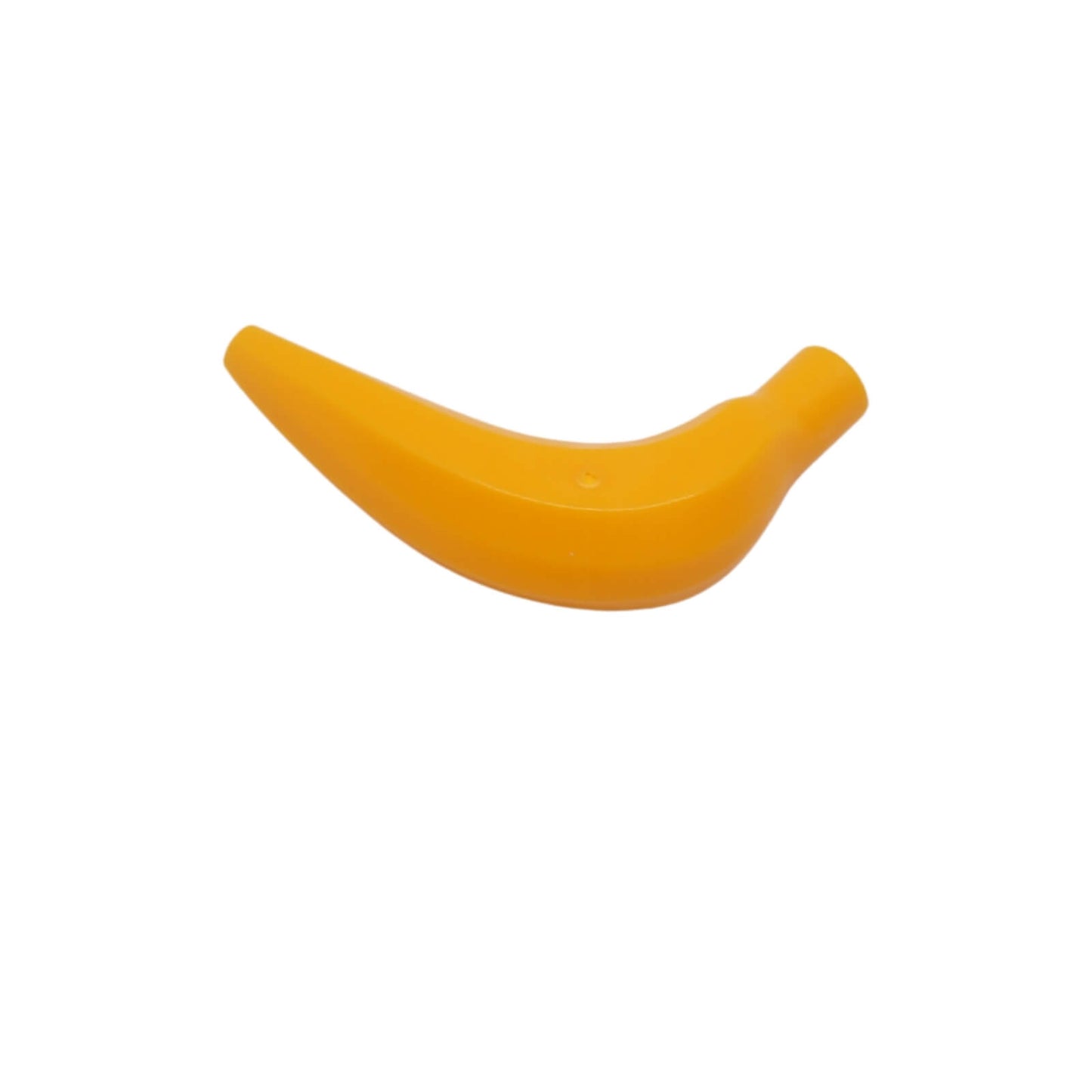 LEGO® Banana (Part 33085) in bright light orange, minifigure food accessory used in city scenes and character builds
