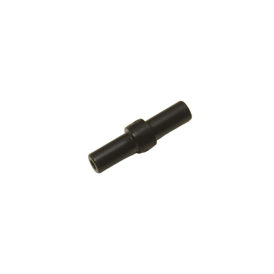 LEGO® bar 2L with integrated stop ring, short rod element for controlled positioning and secure attachments, black color
