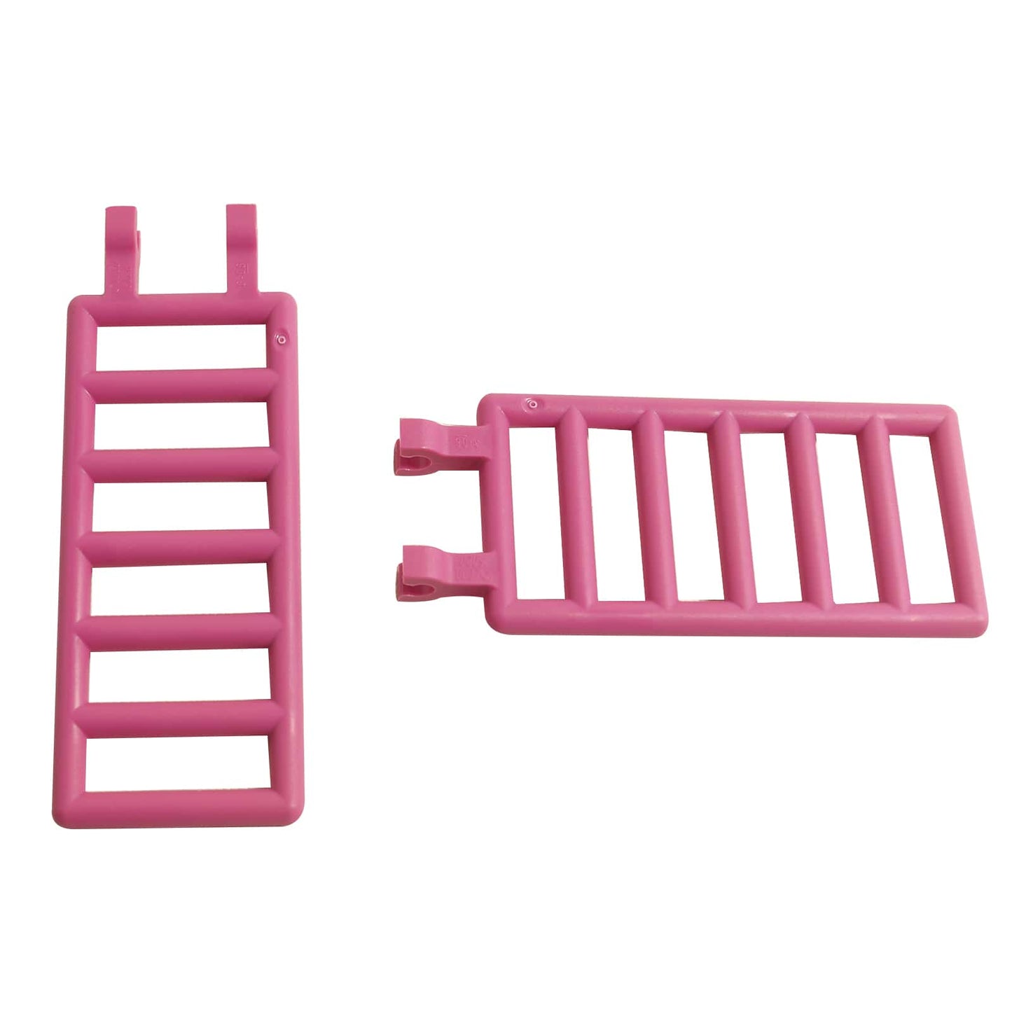 LEGO® element drabinki drążkowej 7 x 3 z dwoma zaciskami bocznymi, używany jako drabina lub poręcz, kolor ciemnoróżowy
