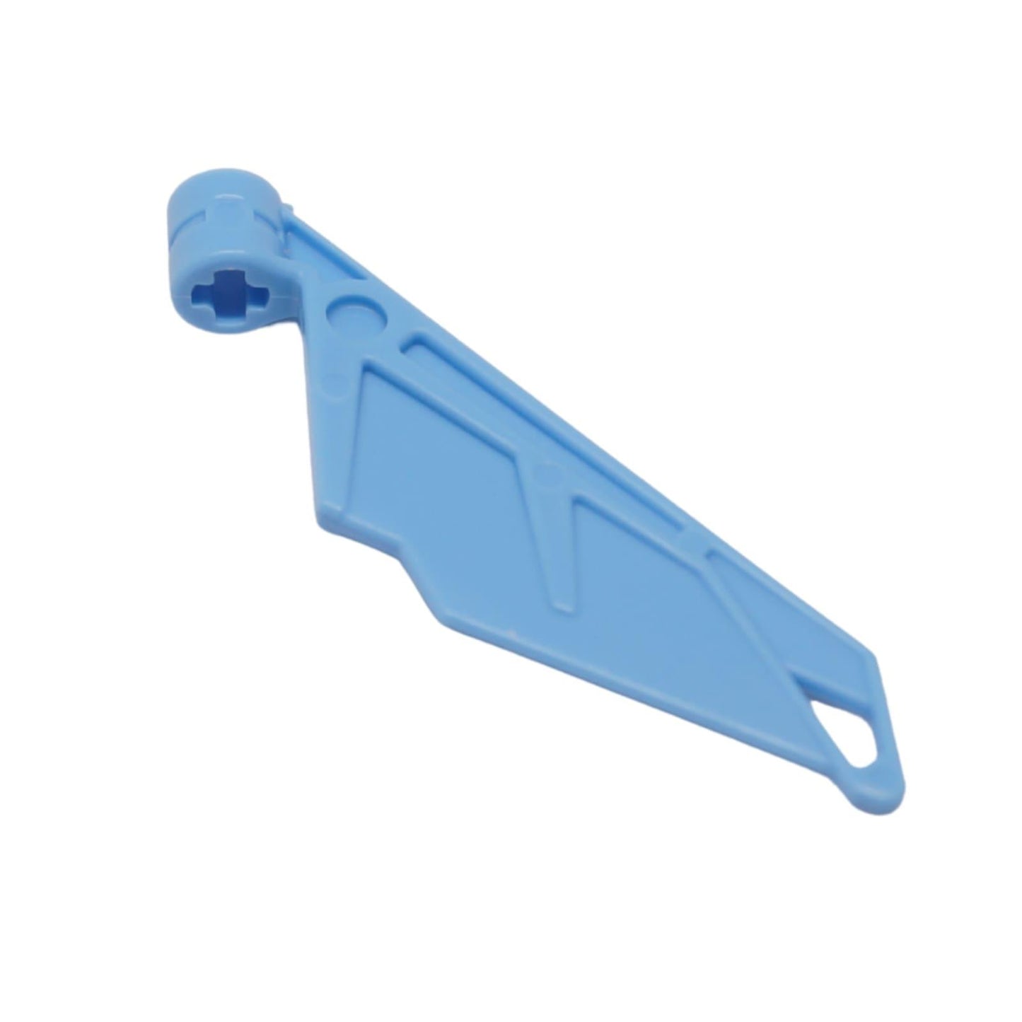 LEGO® Bionicle Flügel Klein / Schwanz mit Achslöchern (Teil 61800) in mittelblau, verwendet für Kreaturenflügel, Schwänze und biomechanische Details

