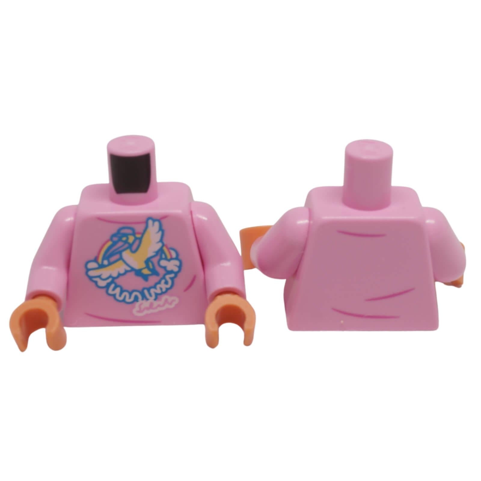 LEGO bird graphic sweater torso with decorative clothing print 973pb6207c01
