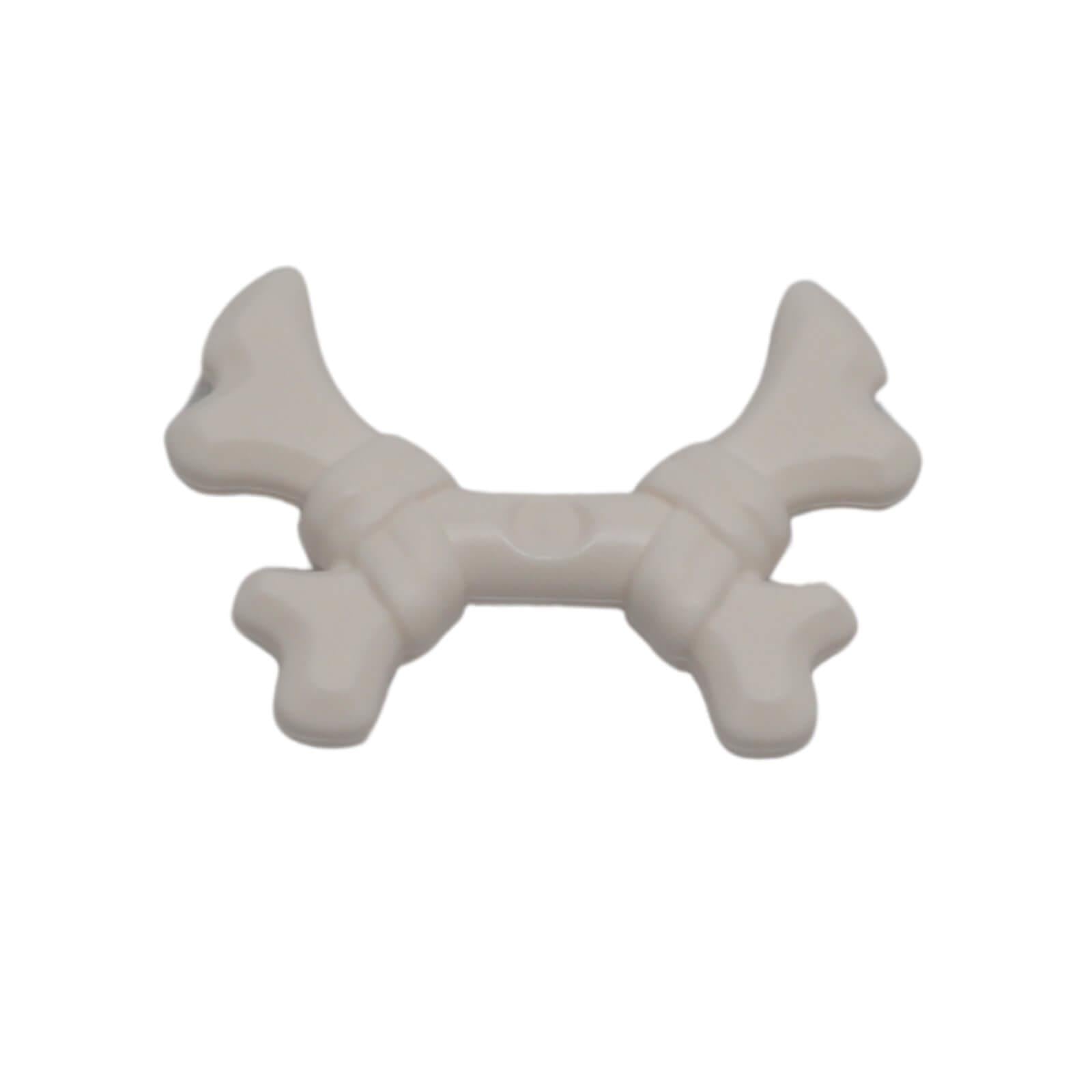 LEGO® Bone Hook weapon 2186d with crossed bone design and curved hook ends