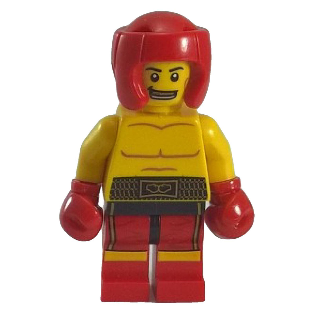 LEGO® Boxer Series 5 col077 minifigure with red boxing gloves and helmet