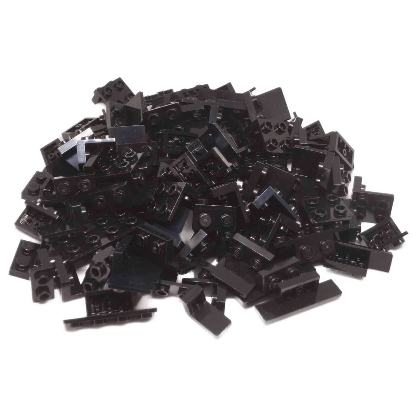 Mixed lot of 100 LEGO® brackets including inverted and standard types