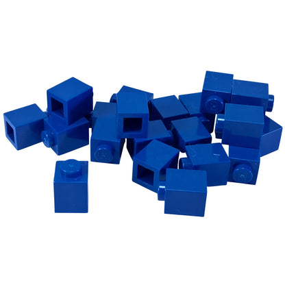 LEGO® Brick 1 x 1 in blue, a small square brick with one top stud used for basic building connections.