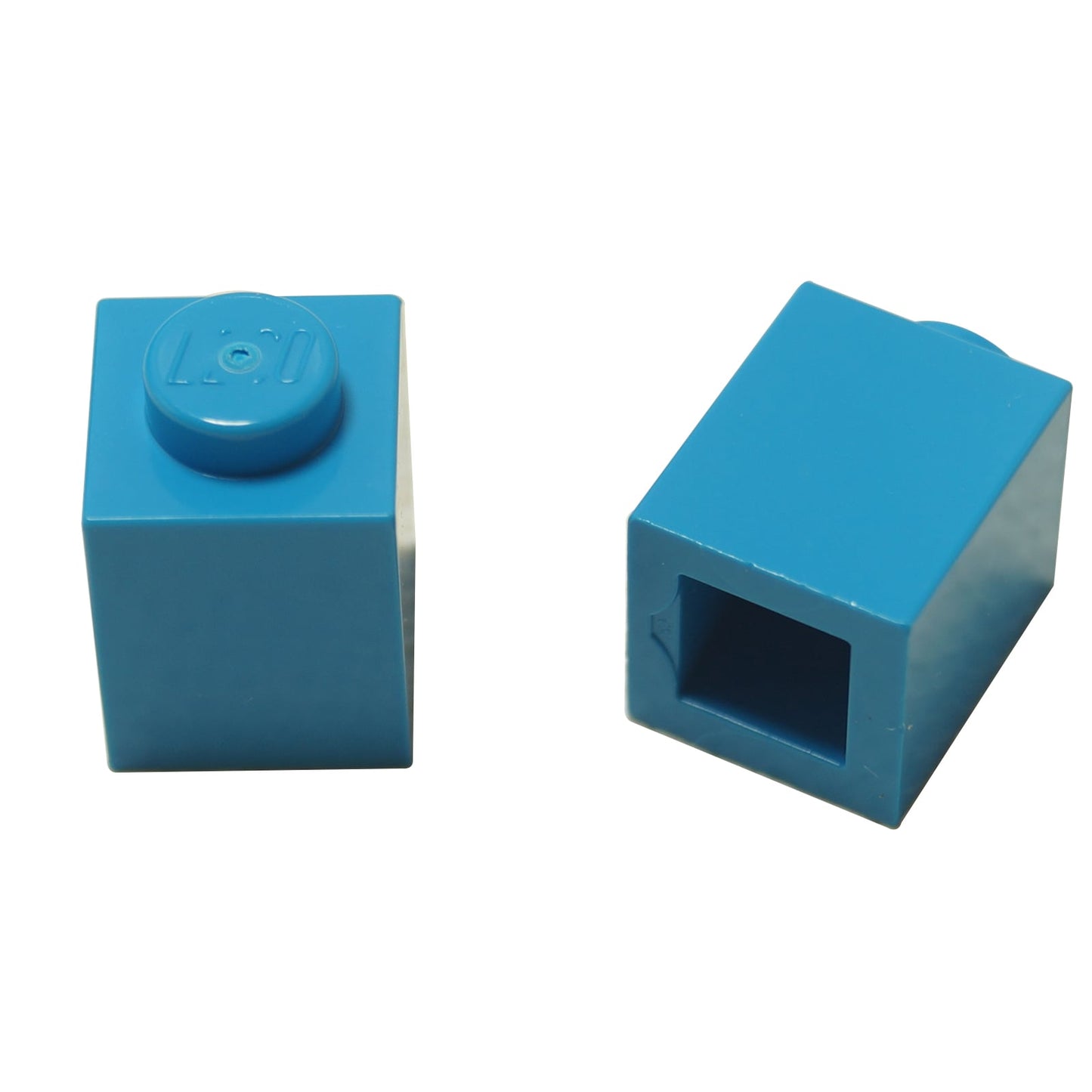 LEGO® Brick 1 x 1 in dark azure, a small square brick with one top stud used for basic building connections.