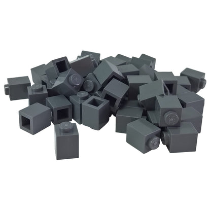LEGO® Brick 1 x 1 in dark bluish gray, a small square brick with one top stud used for basic building connections.