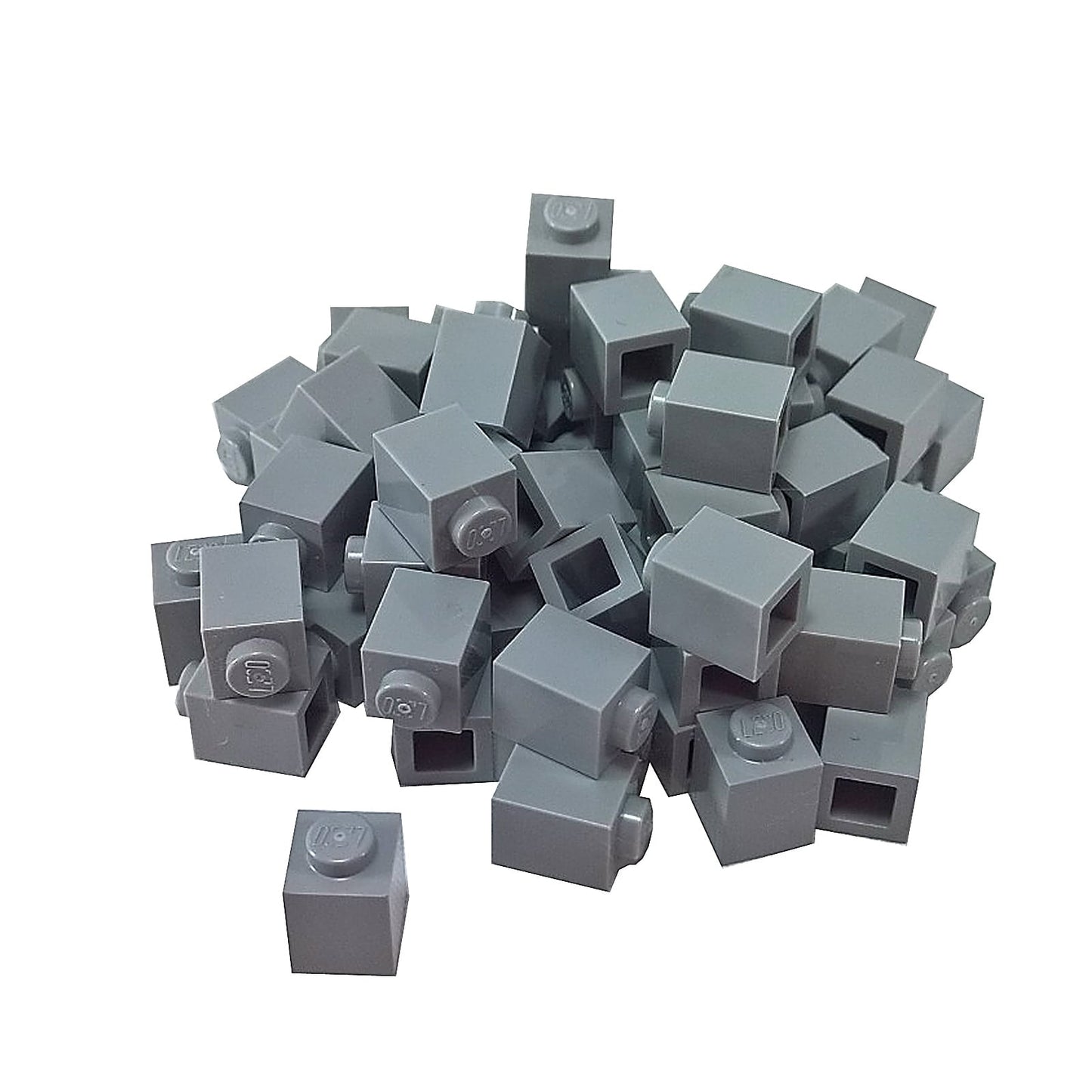 LEGO® Brick 1 x 1 in light bluish gray, a small square brick with one top stud used for basic building connections.