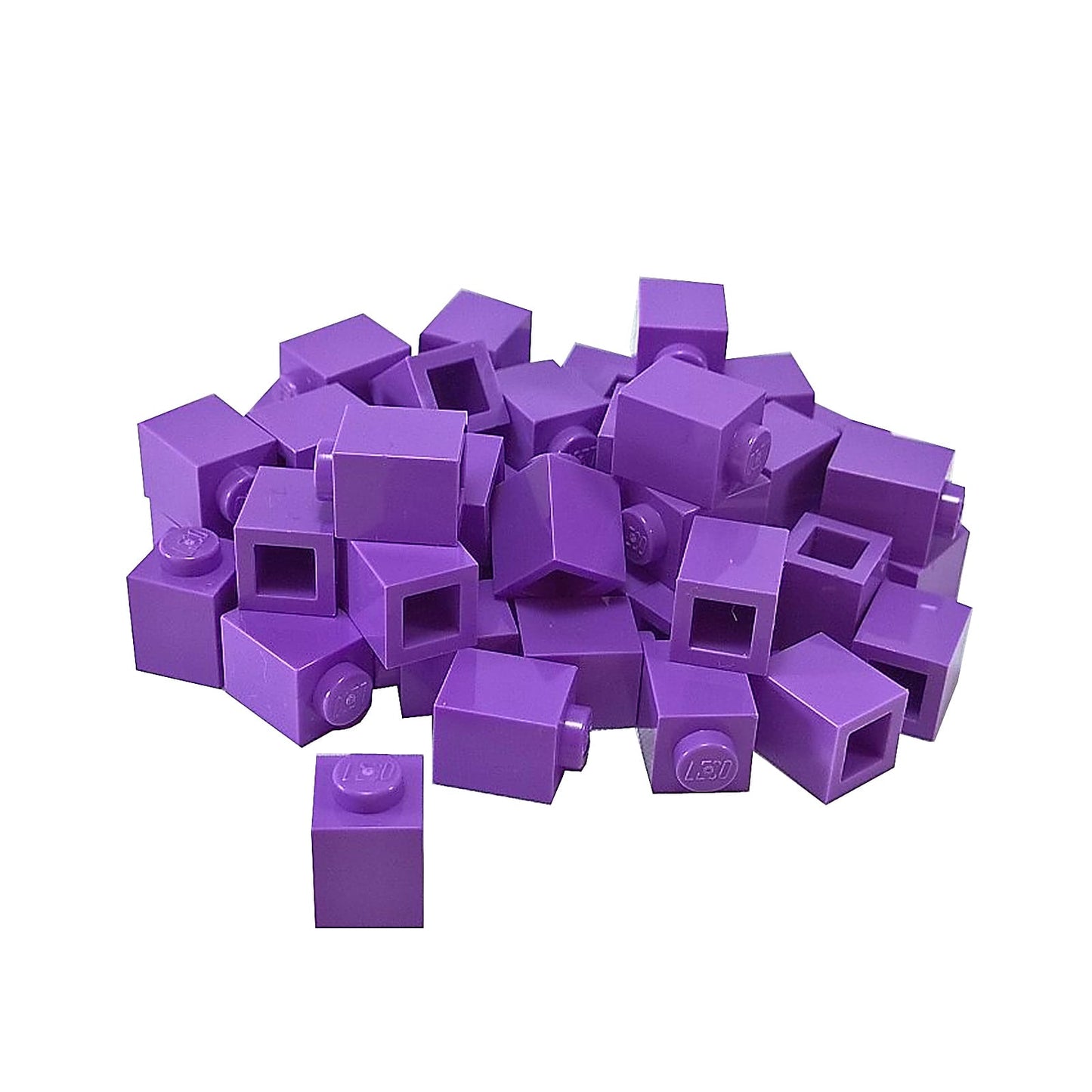 LEGO® Brick 1 x 1 in medium lavender, a small square brick with one top stud used for basic building connections.