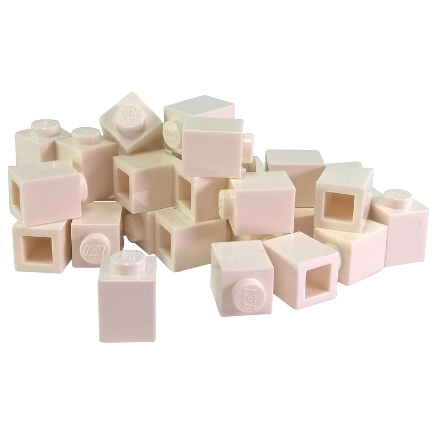 LEGO® Brick 1 x 1 in white, a small square brick with one top stud used for basic building connections.