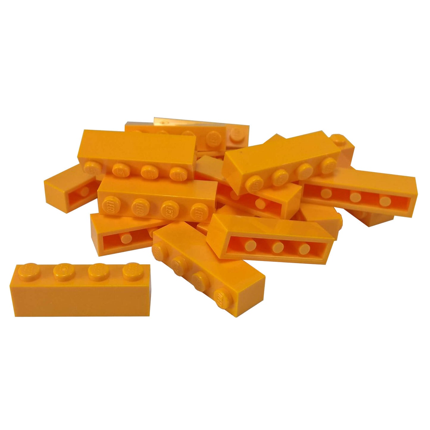 LEGO Brick 1x4 3010 standard building element right light orange