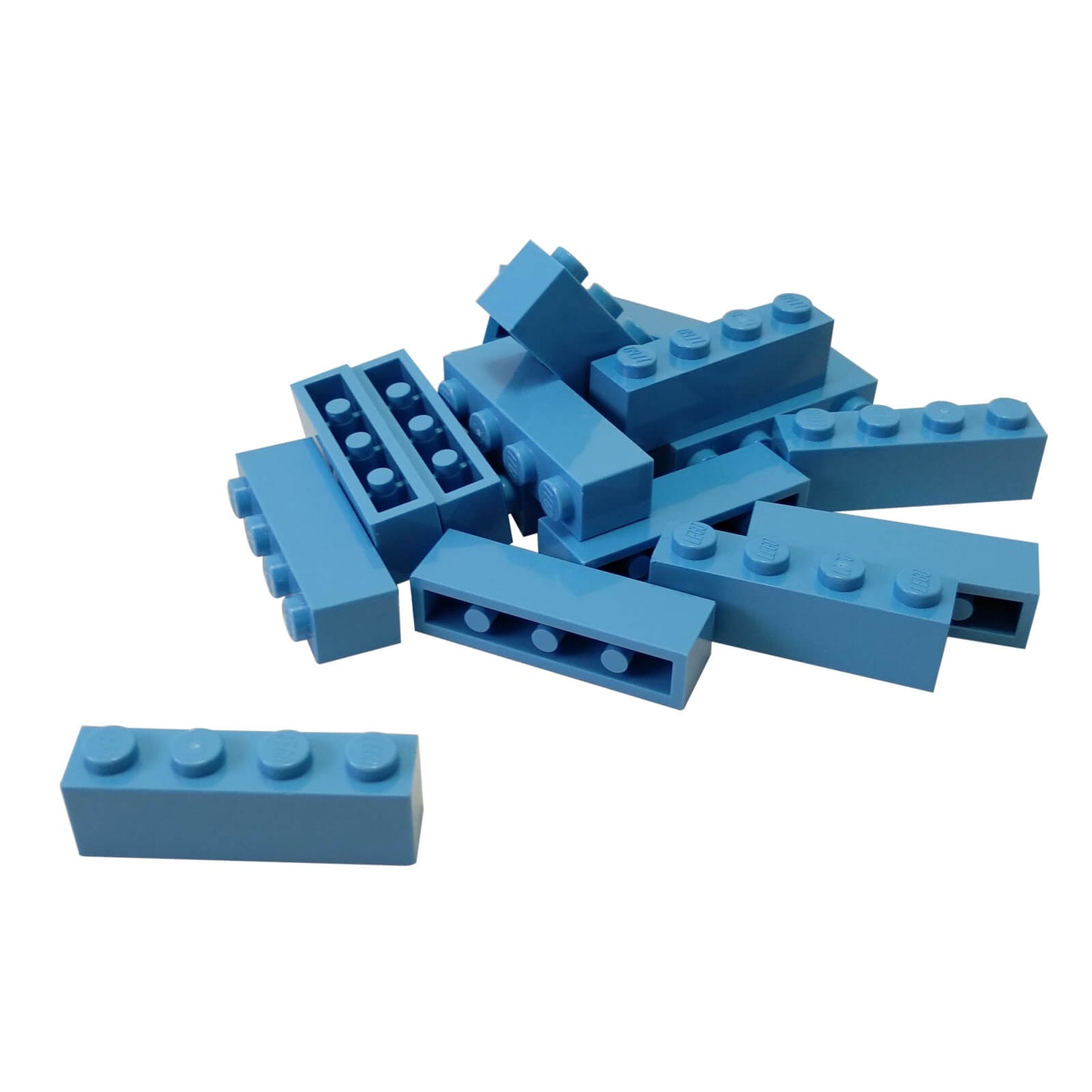 LEGO Brick 1x4 3010 standard building element, medium blue