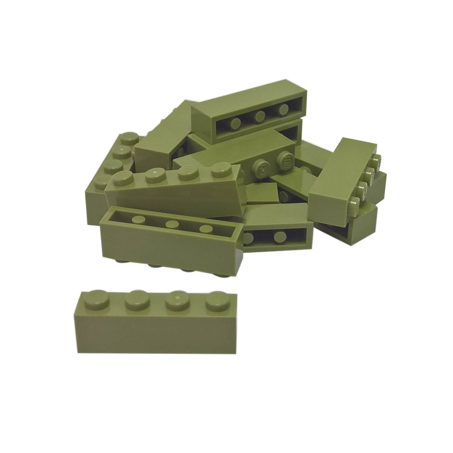 LEGO Brick 1x4 3010 standard building element olive green