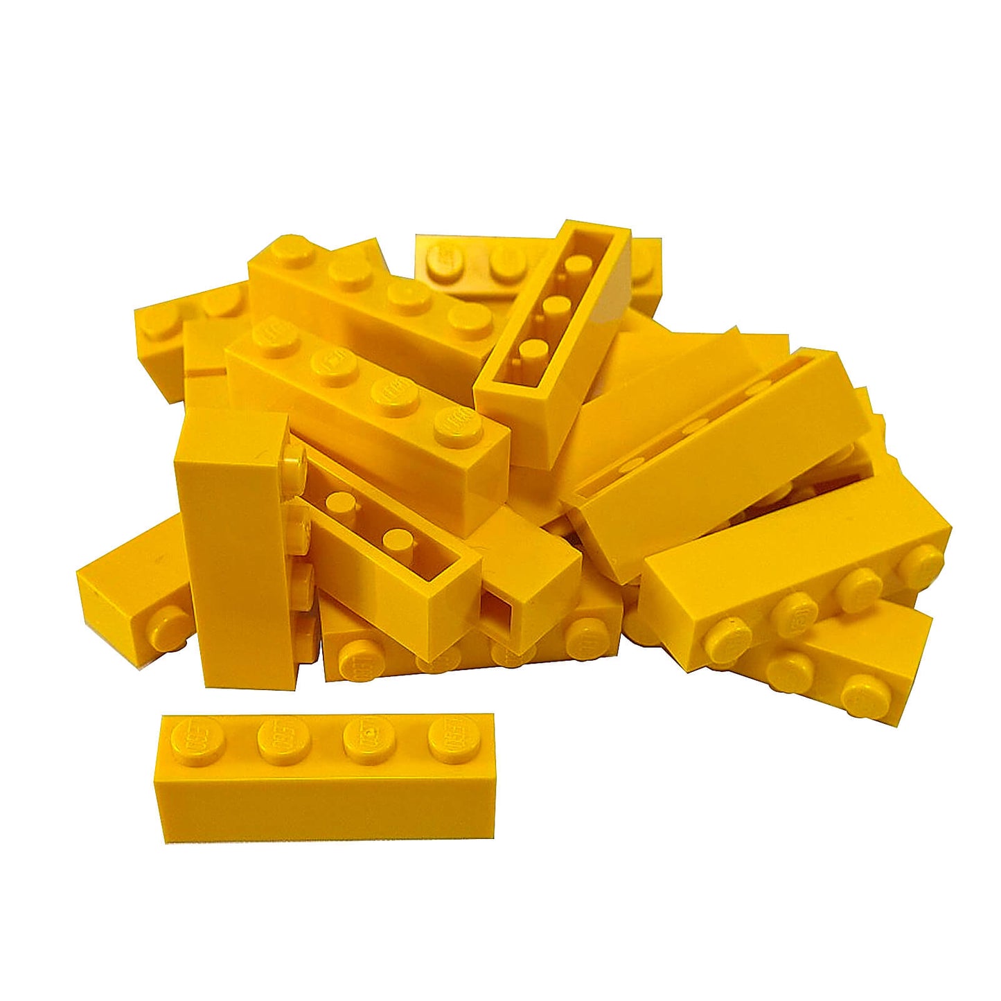 LEGO Brick 1x4 3010 standard building element yellow