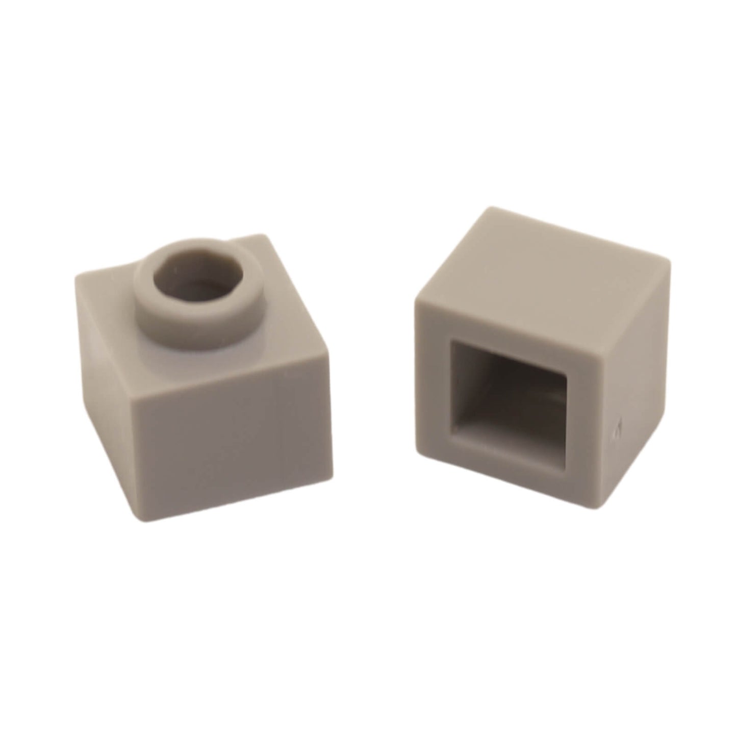 LEGO® Brick, Modified 1 x 1 x 2/3 with Open Stud in light bluish gray, used for compact detailing and SNOT-compatible builds
