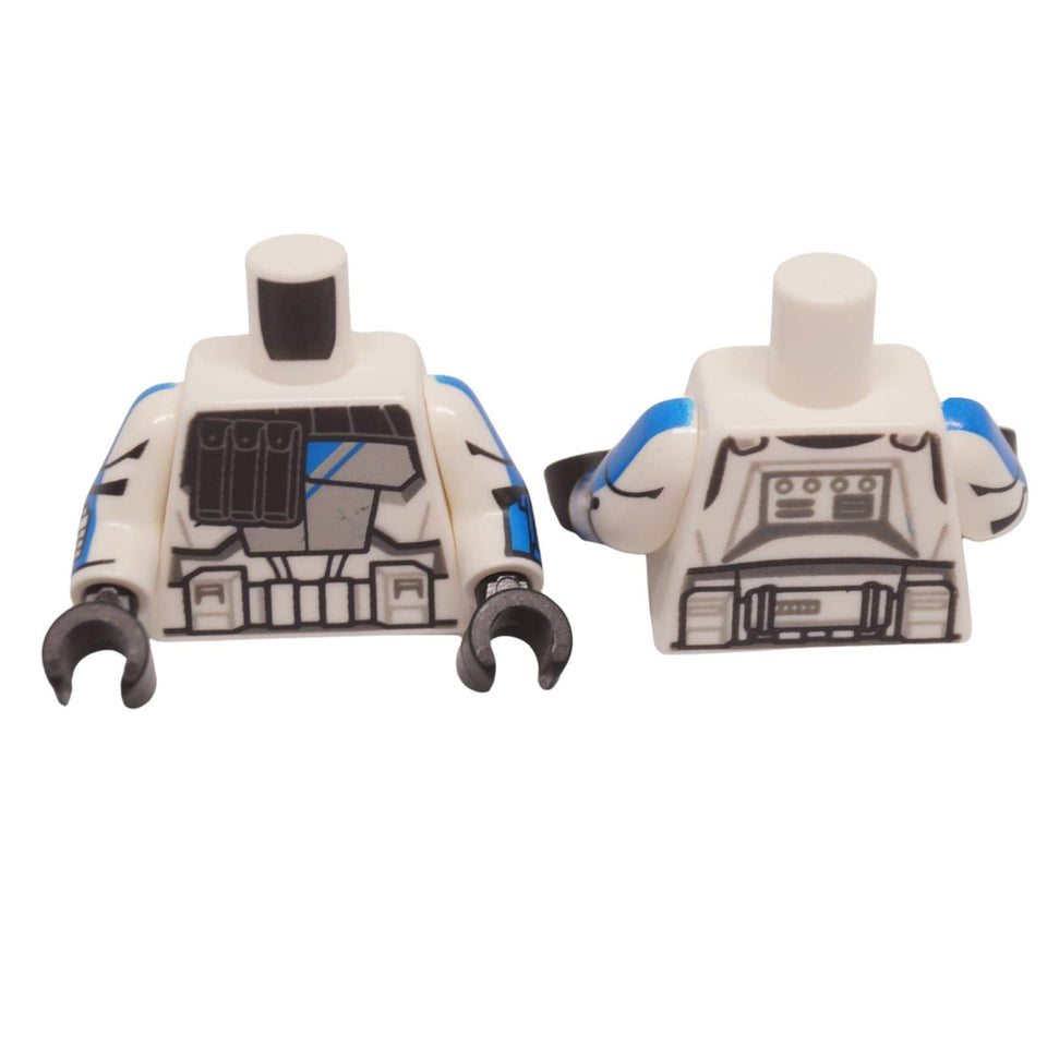 LEGO Captain Rex Torso 973pb5621c01 Phase 2 armor with black pouches front view