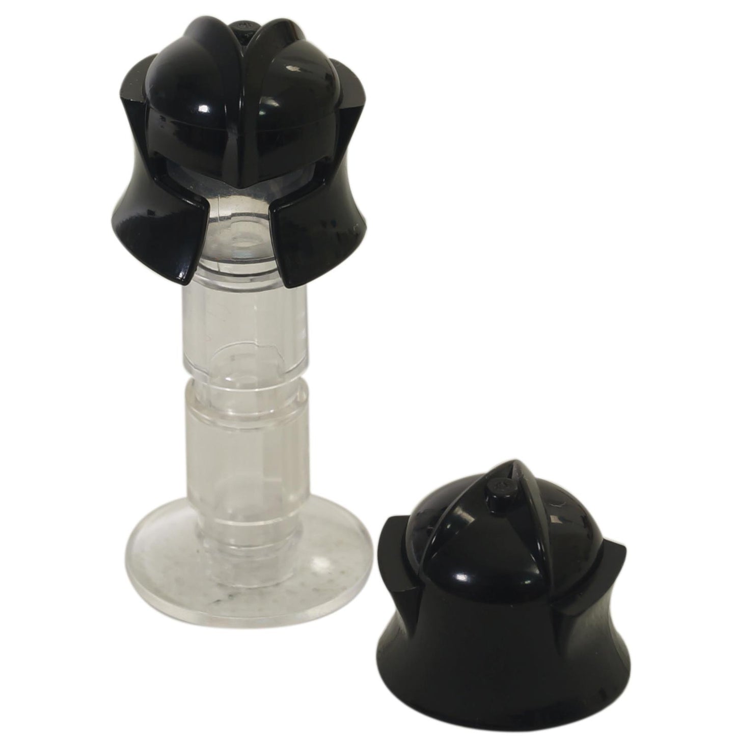 LEGO castle helmet with cheek protection minifigure headgear part 48493, black