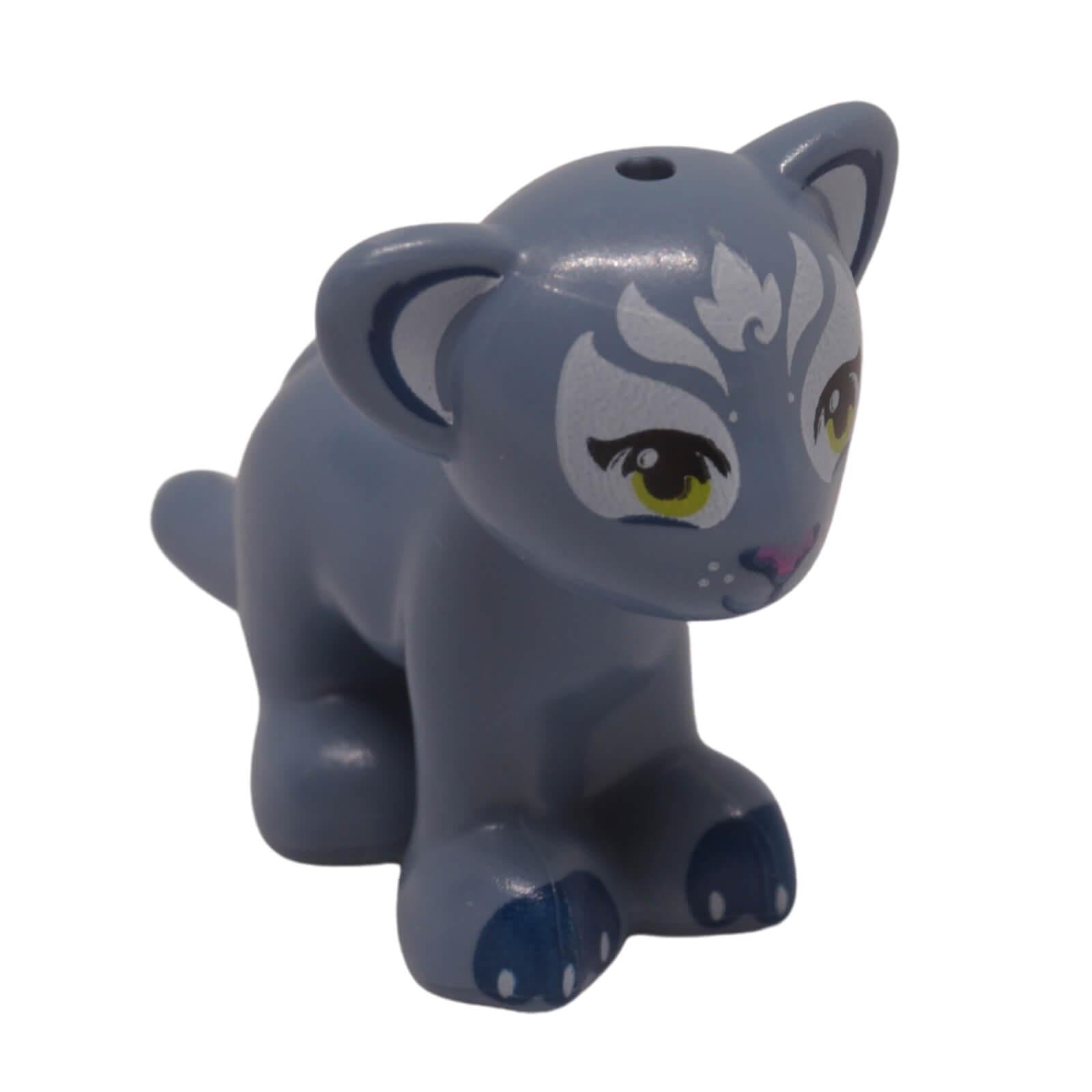 LEGO cat animal figure baby cub 14734pb02 with printed face and ears