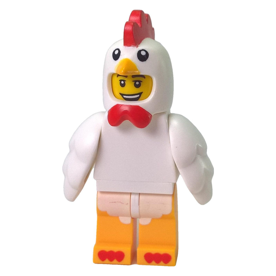 LEGO® Chicken Suit Guy Series 9 col135 minifigure in white chicken costume