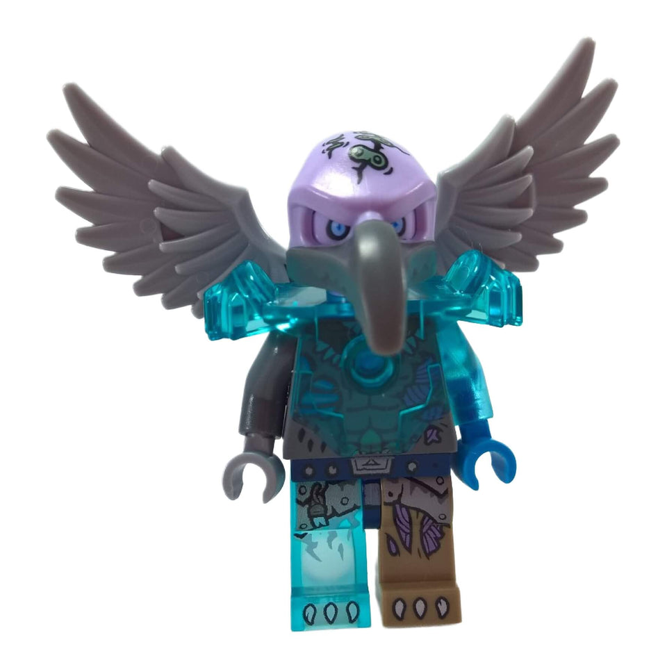 LEGO Chima Vornon loc088 minifigure with trans-light blue heavy armor