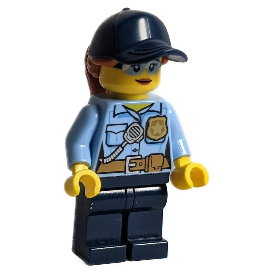 LEGO City Female Police Officer cty1525 with blue cap and uniform.