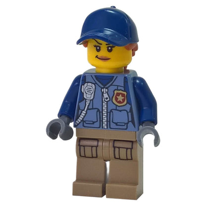 LEGO® City Mountain Police Officer minifigure cty0869 from set 60171 front view