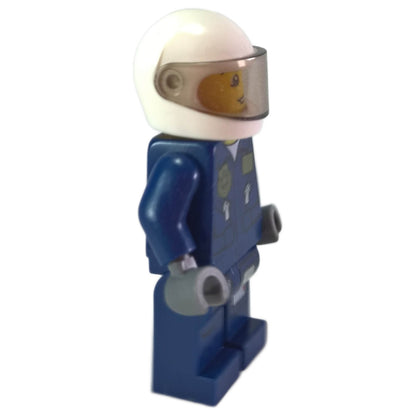 LEGO® City Police Helicopter Pilot cty0632 with Dark Blue Jumpsuit
sideview
