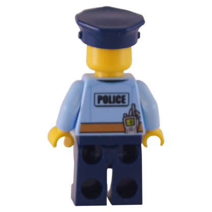 LEGO® City Police Officer minifigure cty0778 from 60138 High-speed Chase back view