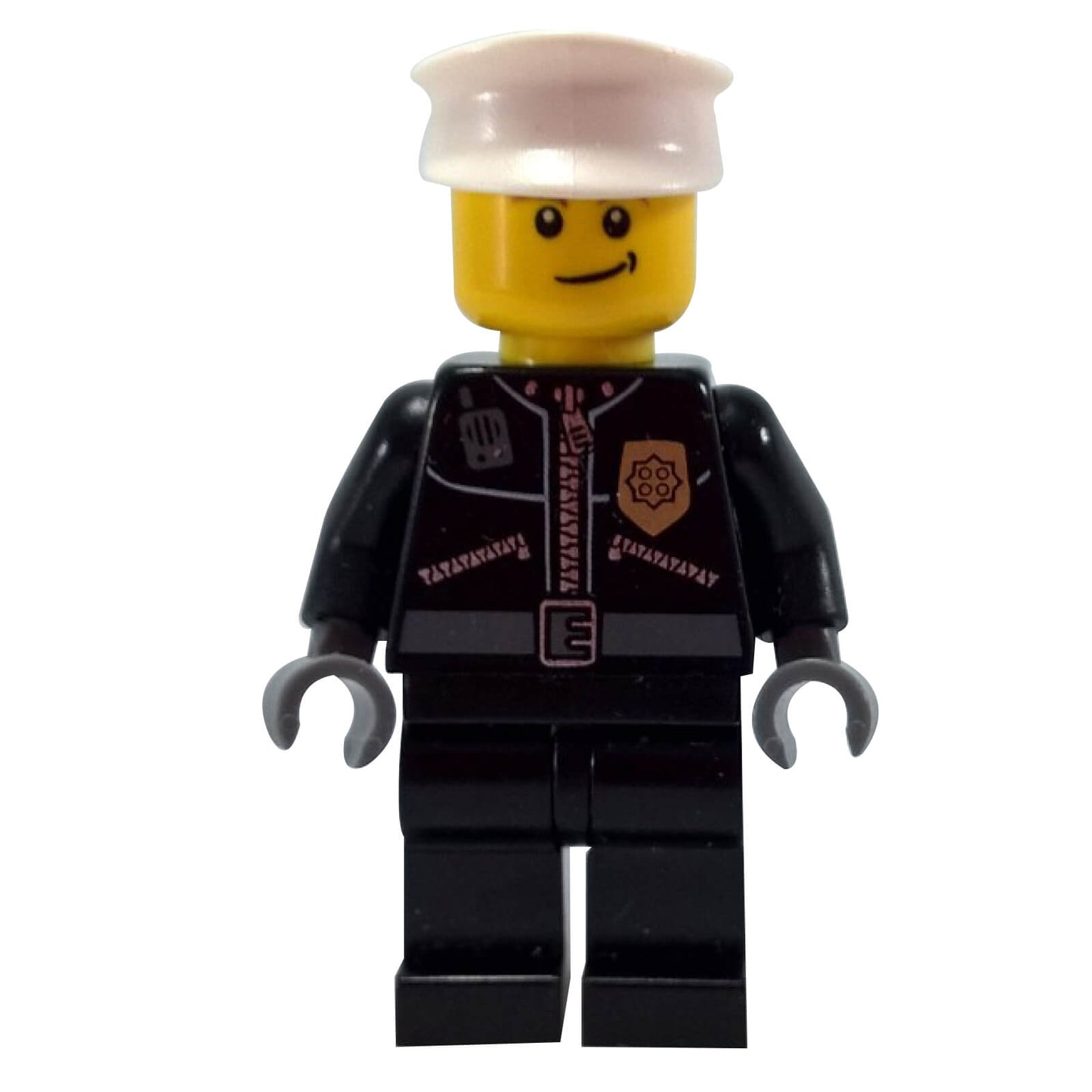 LEGO® City Police Officer cty0256 with White Hat and Leather Jacket
