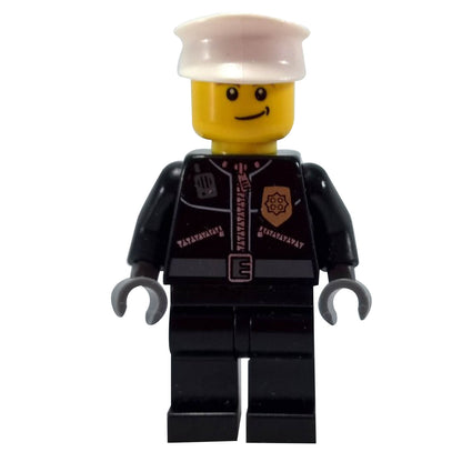 LEGO® City Police Officer cty0256 with White Hat and Leather Jacket
