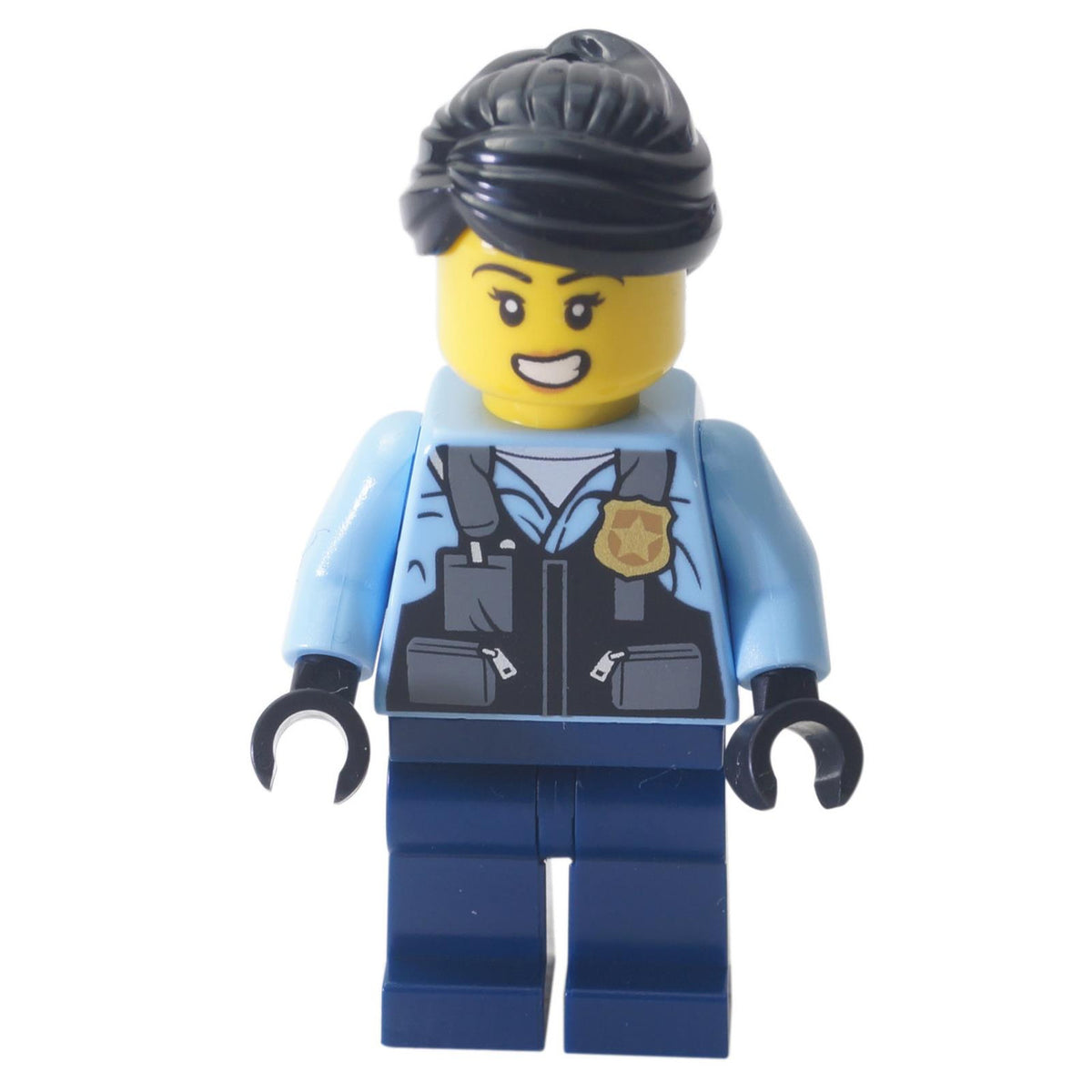 Officer Rooky Partnur cty1141 minifigure in blue police uniform.