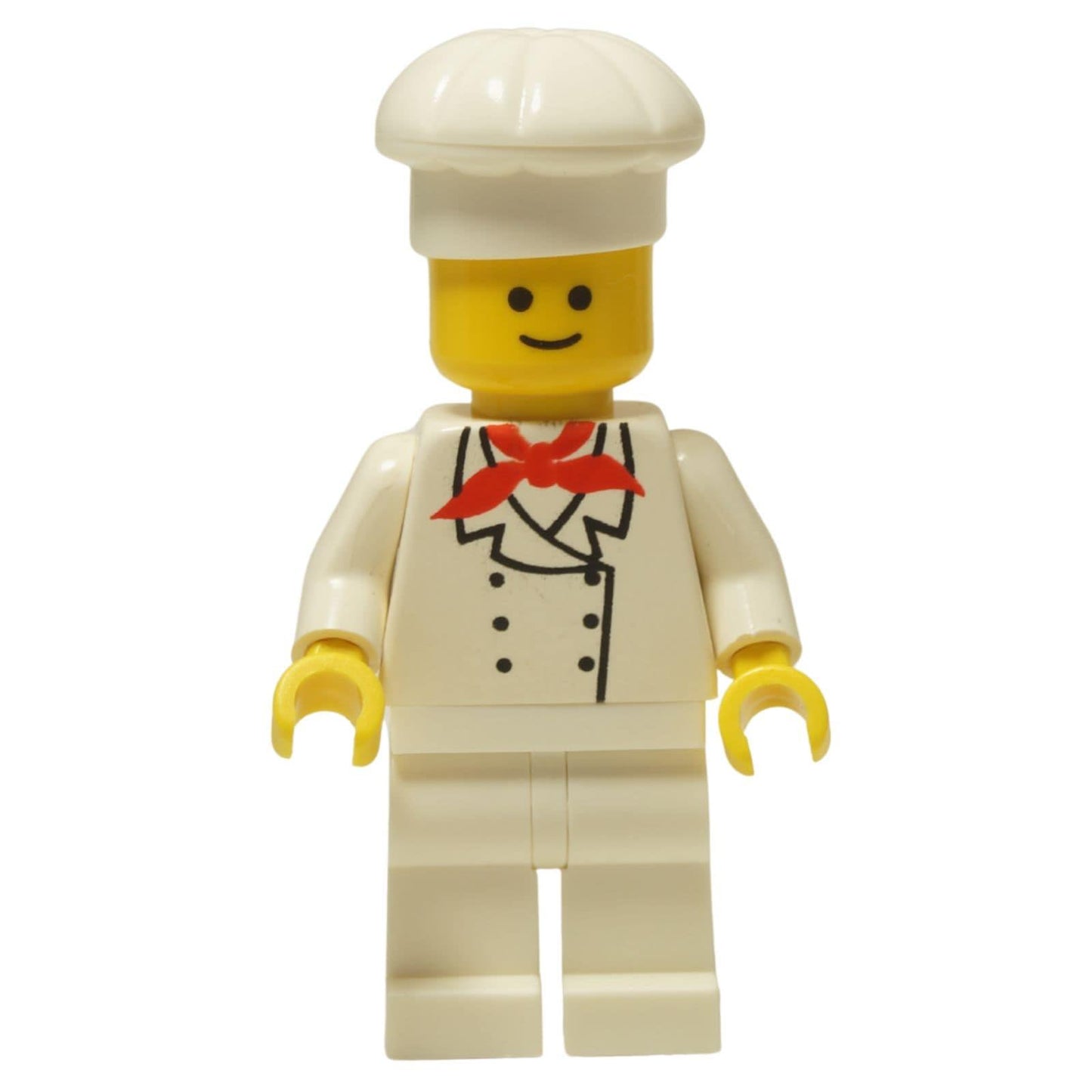 LEGO® Classic Chef minifigure (chef001) with a standard grin, wearing his white uniform and tall chef's hat.
