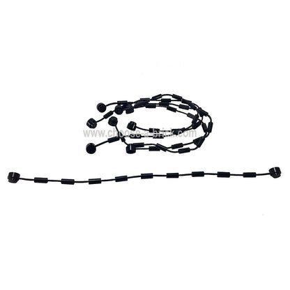 LEGO® String with End Studs and Climbing Grips 21L x64pb01 black