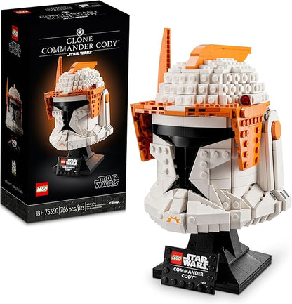 LEGO Star Wars Commander Cody Helmet 75350 display model with box