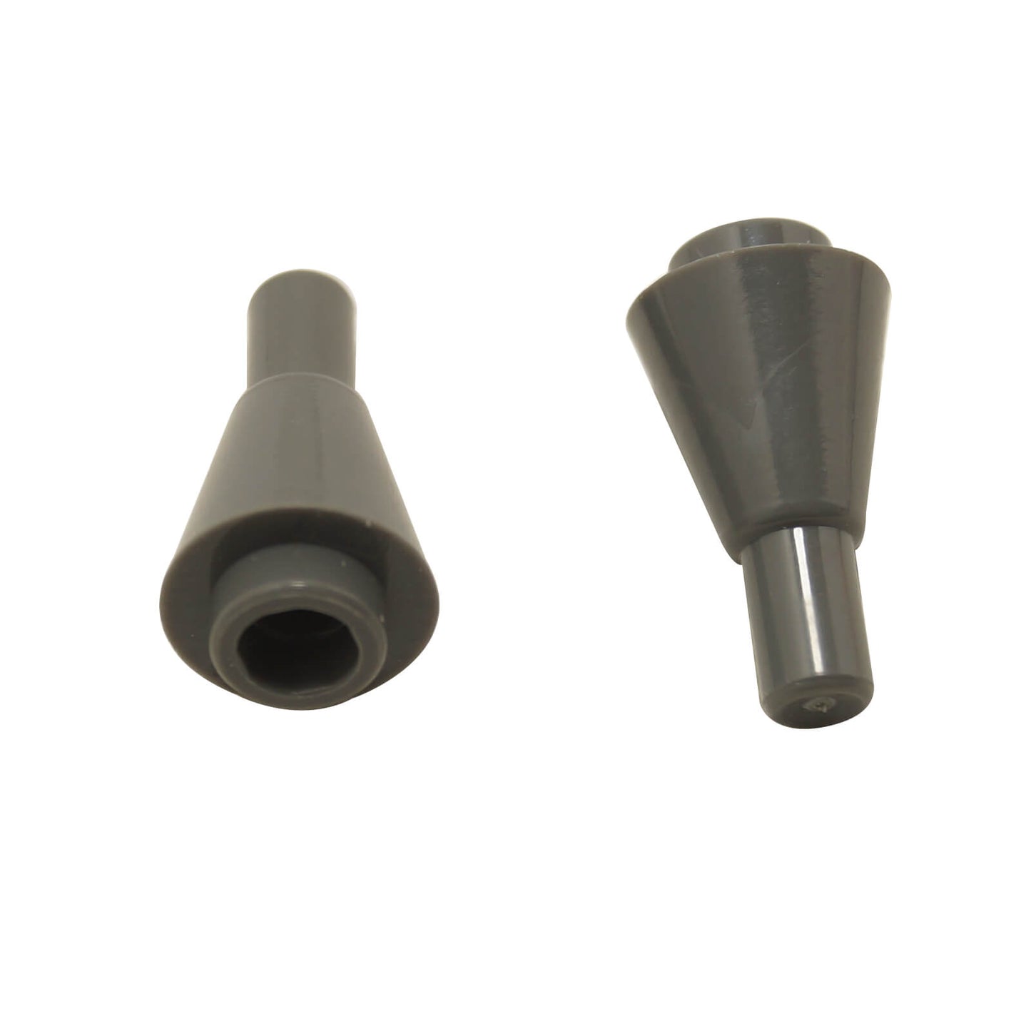 LEGO cone 1x1 inverted with bar 11610 small cone piece dark bluish gray
