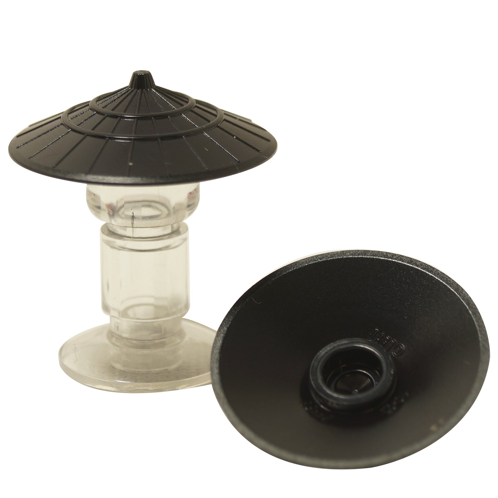 LEGO® Conical Asian Hat 93059 in black with wide brim and raised centre detail