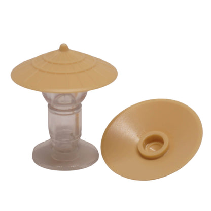 LEGO® Conical Asian Hat 93059 in tan with wide brim and raised centre detail