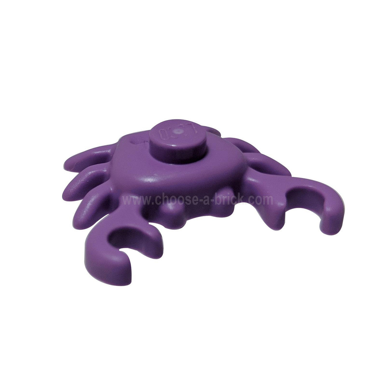 LEGO crab animal figure 33121 medium lavender purple sea creature accessory