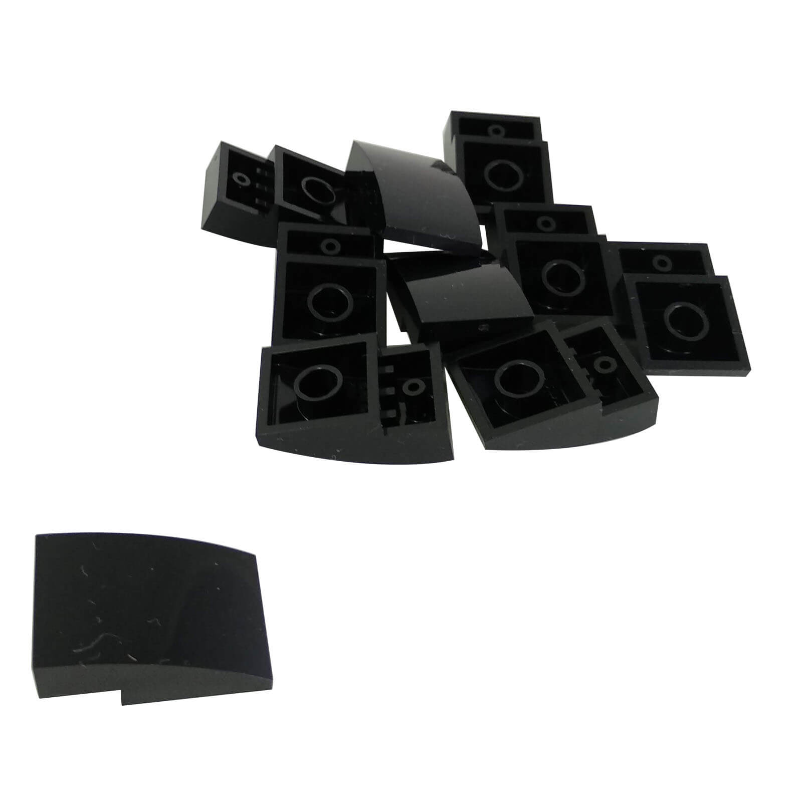 LEGO curved slope 3x2 24309 smooth surface element, black