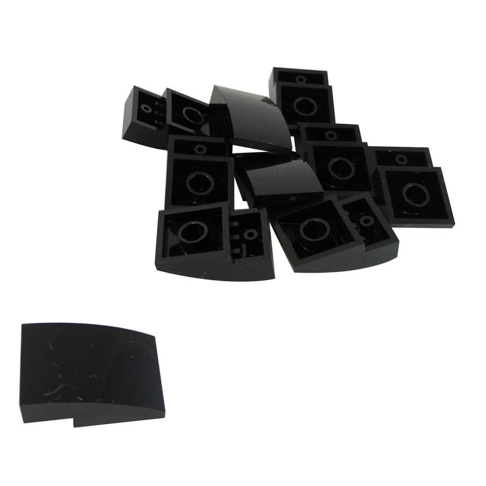 LEGO curved slope 3x2 24309 smooth surface element, black