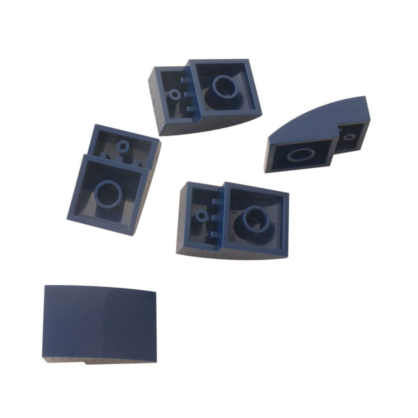 LEGO curved slope 3x2 24309 smooth surface element, dark blue