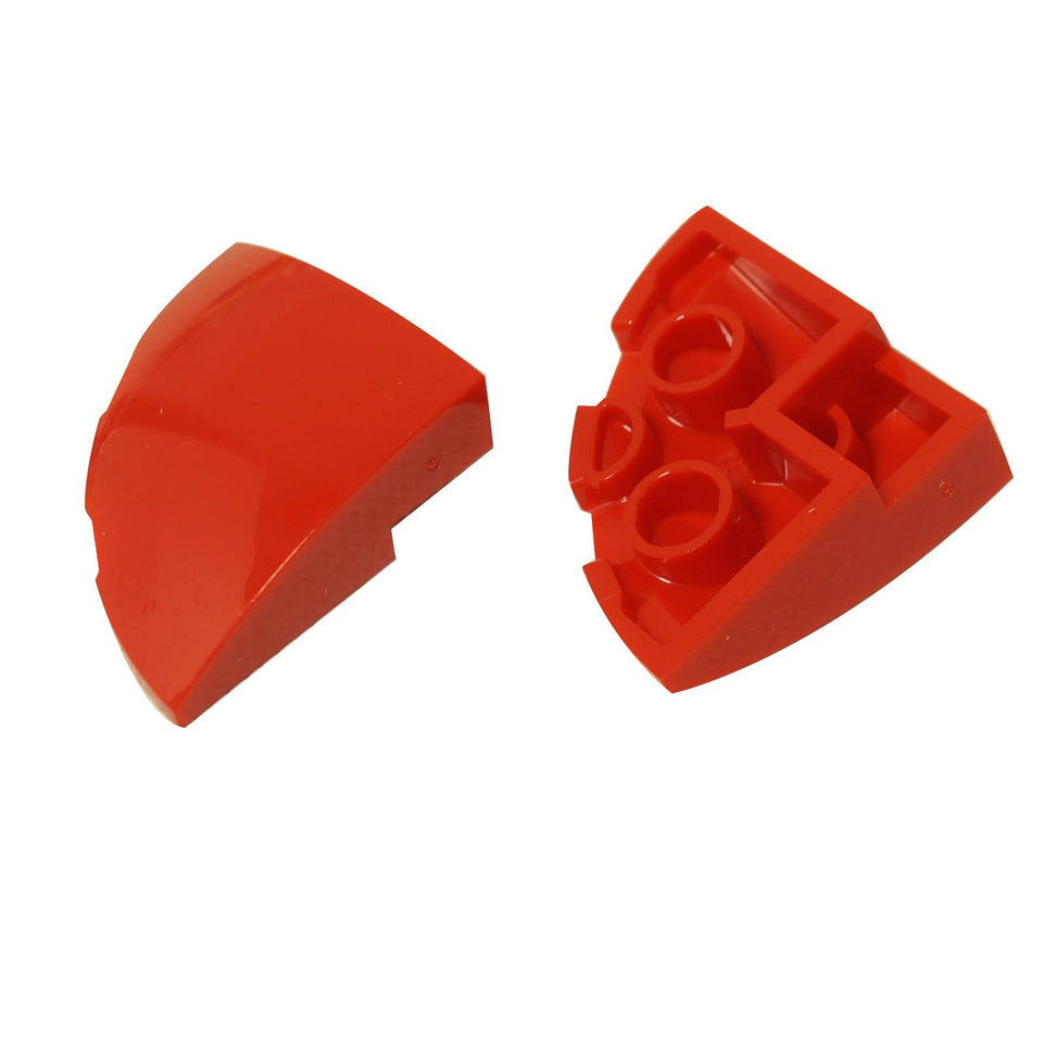 LEGO® inclinazione curva 3 x 3 angolo arrotondato in rosso, parte 76797.