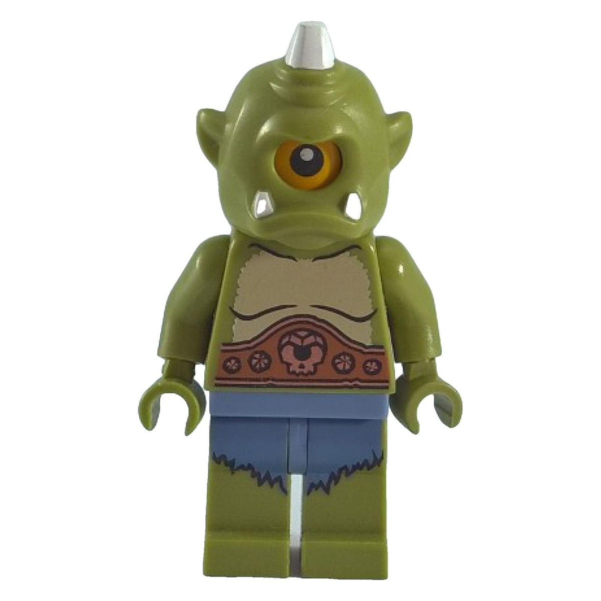 LEGO® Cyclops Series 9 col130 minifigure with olive-green one-eyed monster design