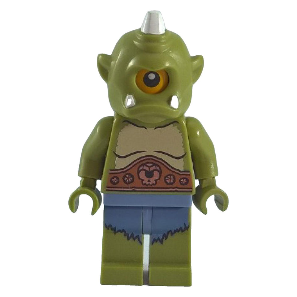 LEGO® Cyclops Series 9 col130 minifigure with olive-green one-eyed monster design