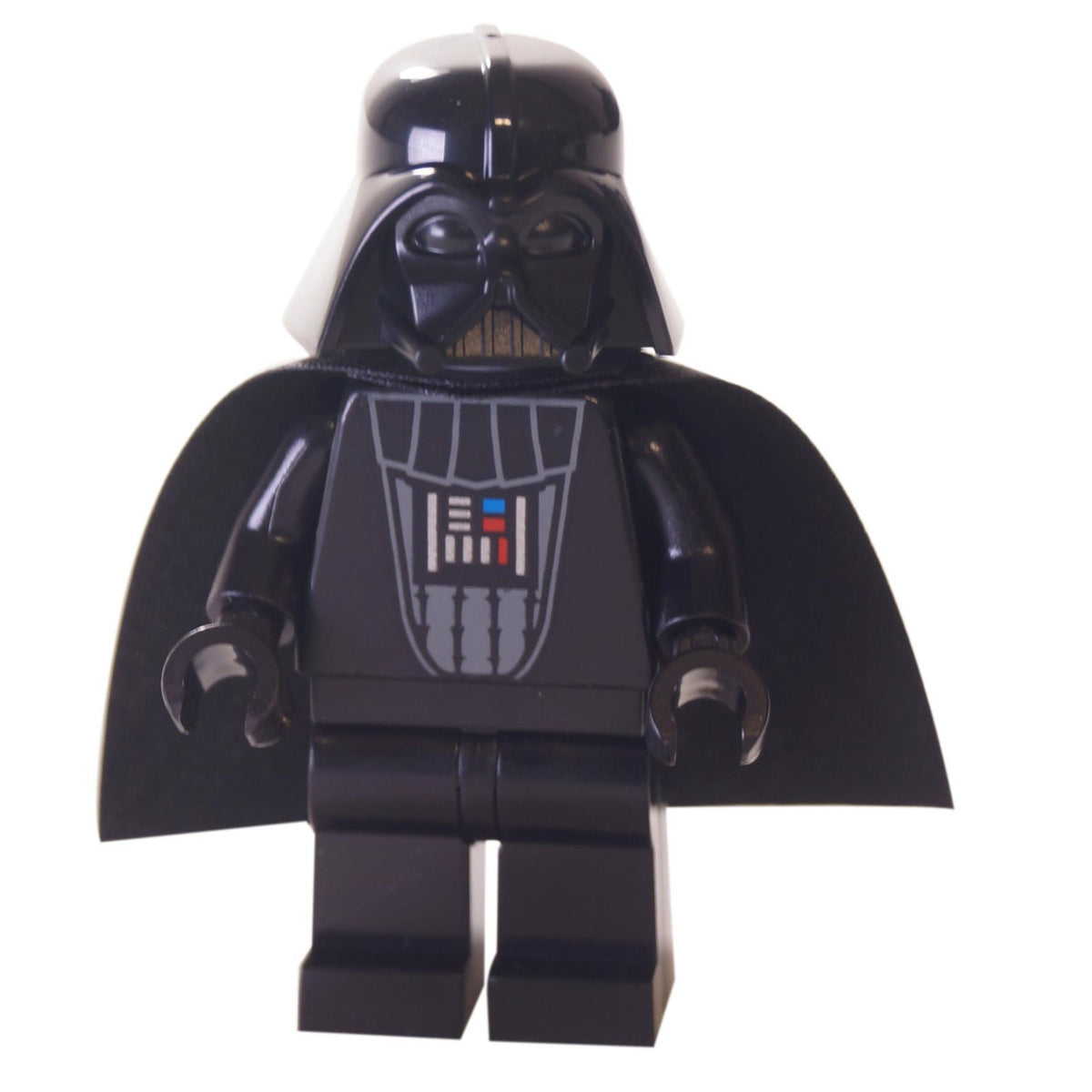LEGO Darth Vader minifigure sw1029 with black cape.