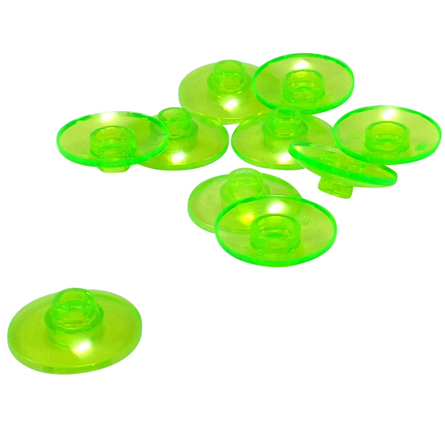LEGO® Dish 2 x 2 Inverted 4740 radar dish in trans-bright green
